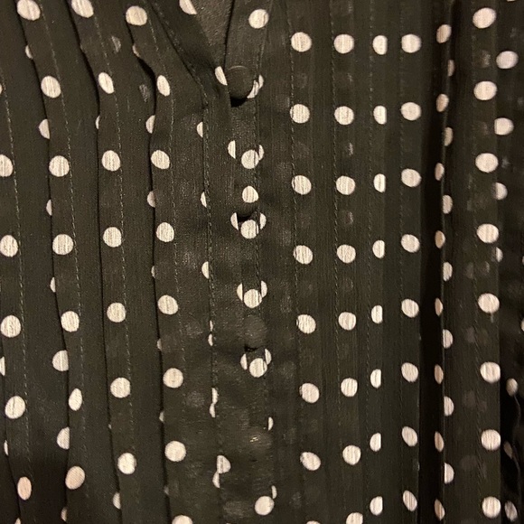 Black and White Polka dot Dress - Picture 3 of 4